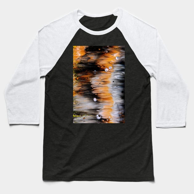 Abstract Marble Water Art Baseball T-Shirt by Vine Time T shirts